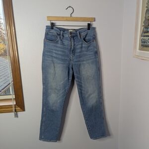 Madewell Stovepipe Jeans, Light Wash | Size 29